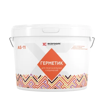Герметик акриловый однокомпонентный ecoroom AS-11 для межпанельных соединений