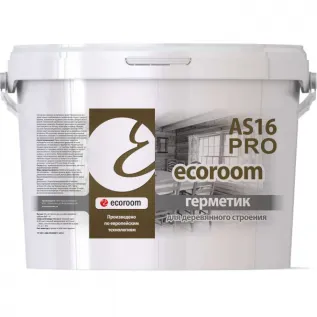 Герметик акриловый ecoroom AS-16 PRO для деревянных строений