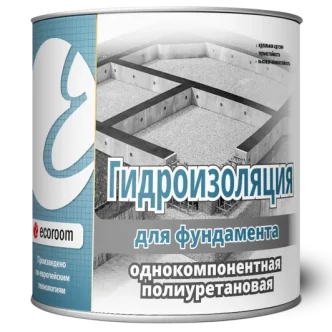 Гидроизоляция полиурeтановая ecoroom для фундамента