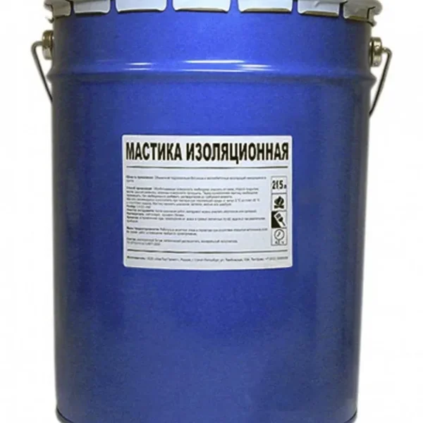 Мастика битумная изоляционная МБИ холодного применения (ведро 15 л., 16 кг)