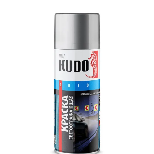 Светоотражающая краска KUDO с алюминиевым отражателем высокой яркости